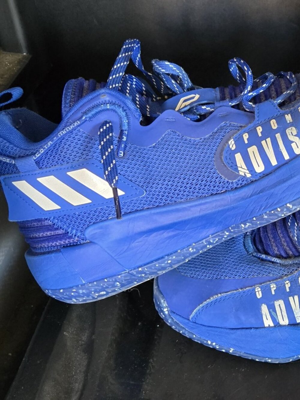 Adidas Dame 7 Extply Navy Blue Basketball Shoes Sz 13